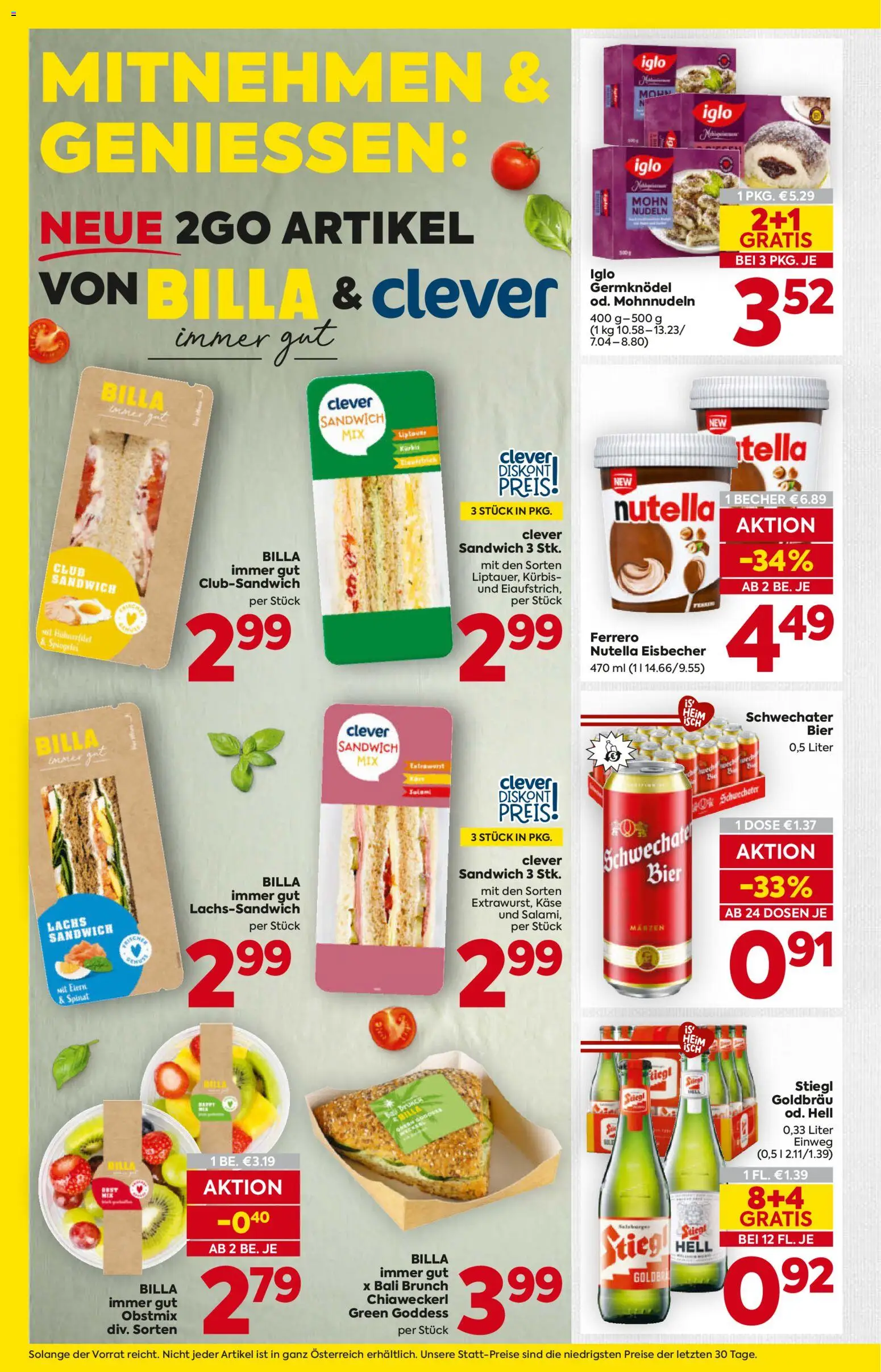 Billa Flugblatt - Burgenland gültig ab 29.01.2026 | Seite: 14 | Produkte: Kürbis, Käse, Bier, Nudeln