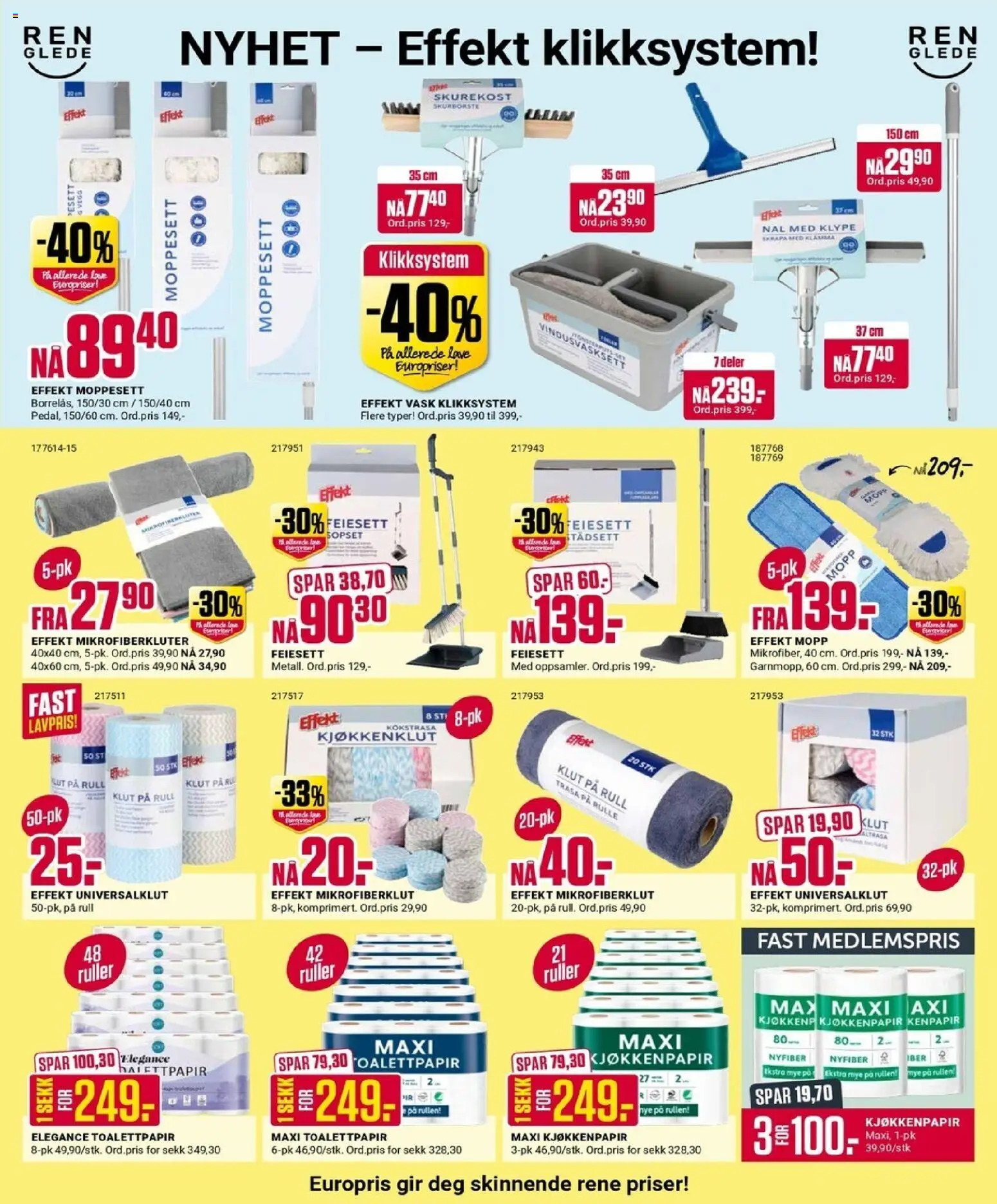 {H1} | Side: 3 | Produkter: Skottkärra, Toalettpapir, Pepsi, Vask