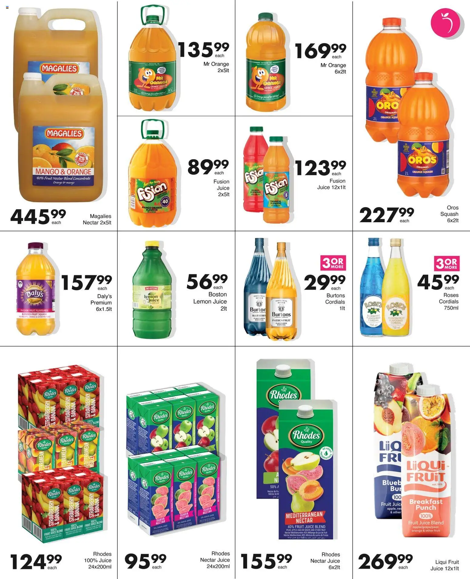 New Save catalogue – valid from 19.01.2026 | Page: 19 | Products: Squash, Juice, Fruit, Lemon