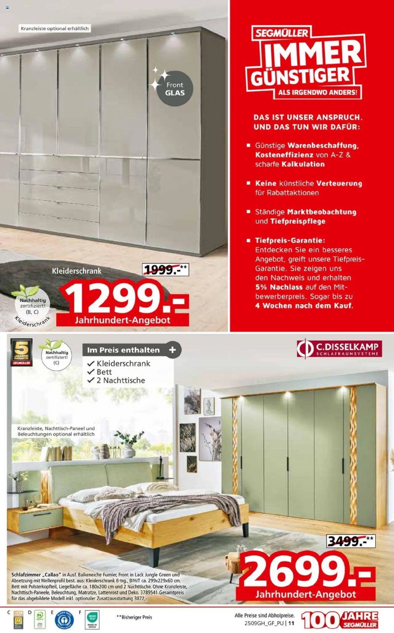 Segmüller Prospekt 	 – gültig ab 13.09.2025 | Seite: 23 | Produkte: Bett, Kleiderschrank, Lattenrost