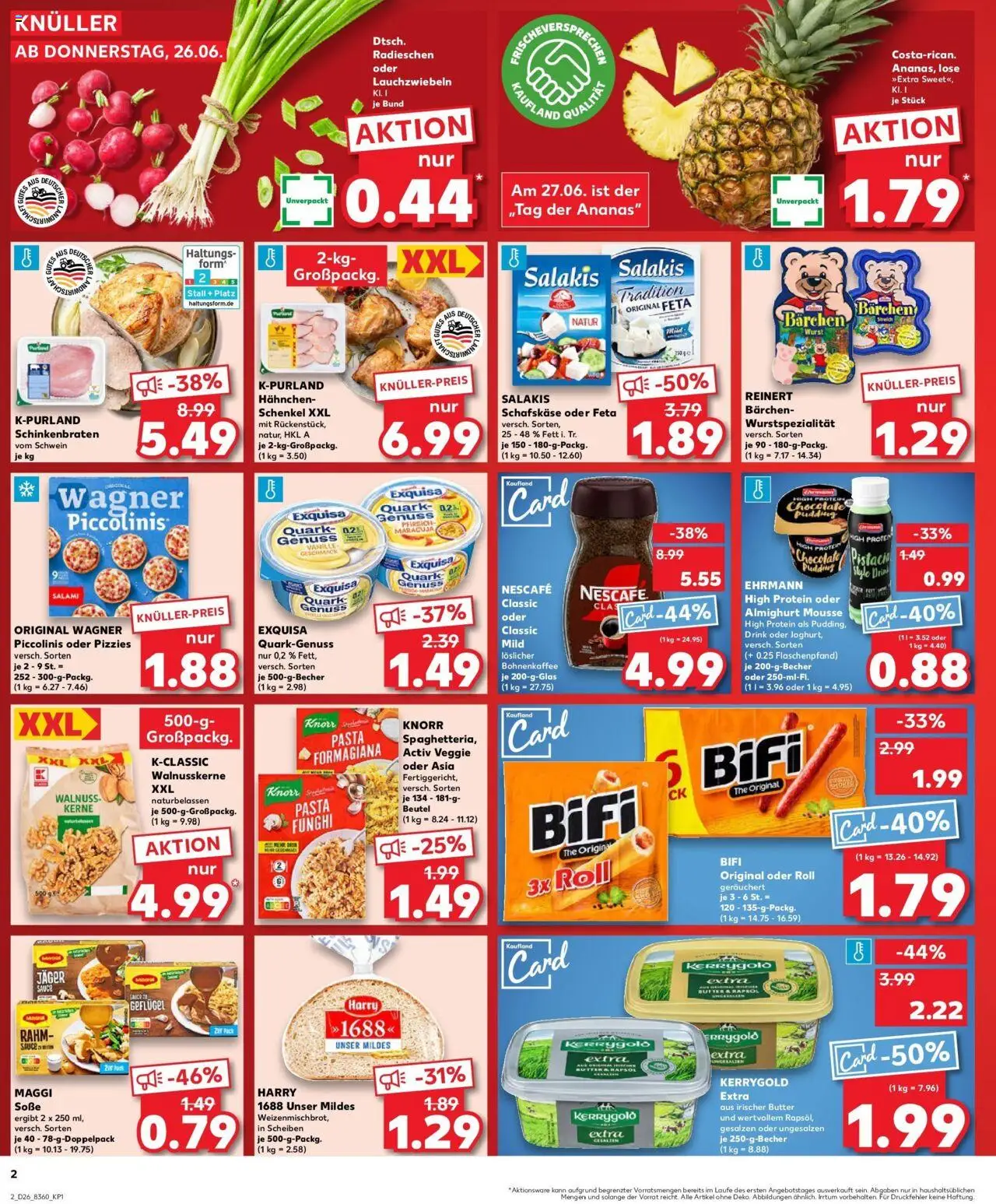 Kaufland prospekt Emsdetten	 - gültig ab dem 25.06.2025 | Seite: 2 | Produkte: Maggi, Bifi, Knorr, Pudding