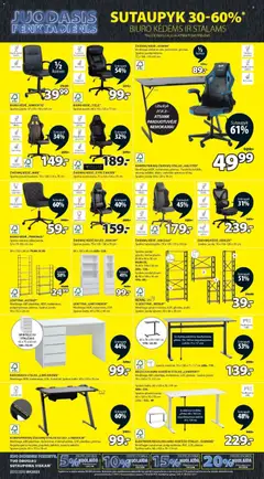 JYSK leidinys galioja nuo 18.11.2025 | Puslapis: 9 | Prekių: Lentyna, Stalas, Kėdė, Spintelė