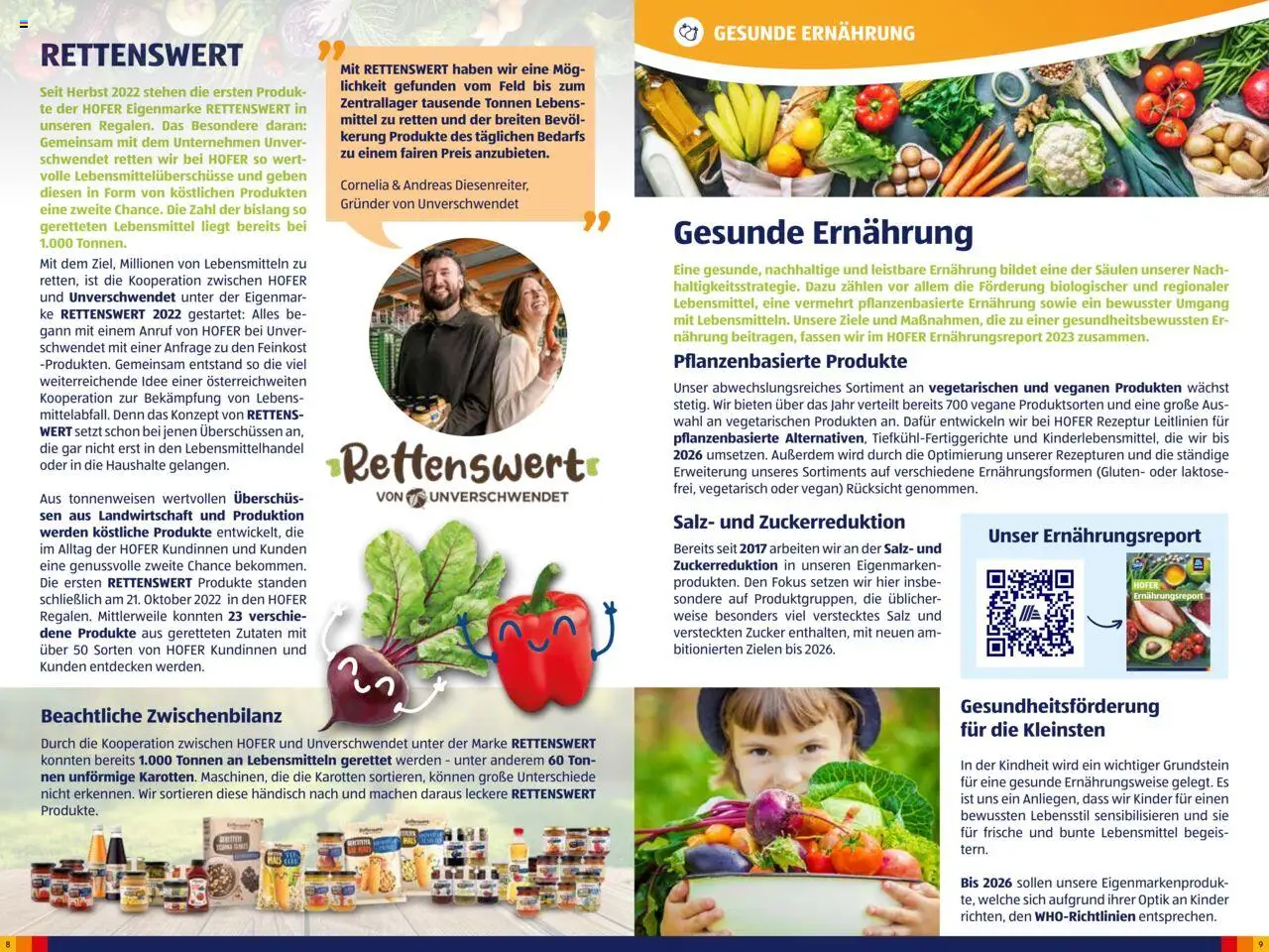 Hofer Reisen Heute für Morgen-Magazin gültig ab 05.09.2025 | Seite: 5 | Produkte: Salz, Zucker, Libacomb
