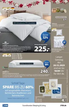 Prospekt JYSK ab 22.11.2025 gültig | Seite: 16 | Produkte: Hülle, Kissen, Bettdecke, Uhr