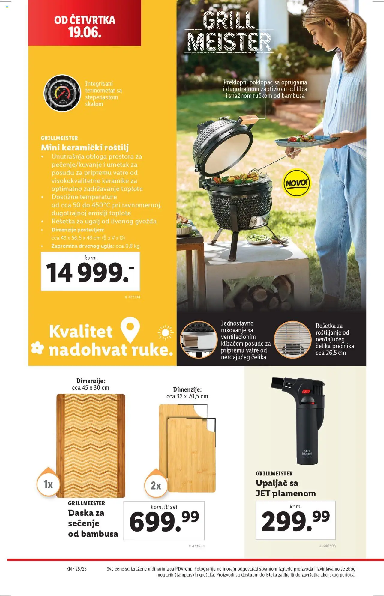 Lidl katalog - važi od 19.06.2025 | Strana: 10 | Proizvode: Termometar, Rešetka, Roštilj