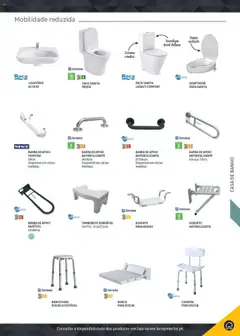 Pré-visualização Leroy Merlin Catálogo válido de 18.11.2024 | Página: 239 | Produtos: Banco, Lavatório, Casa de banho, Banho