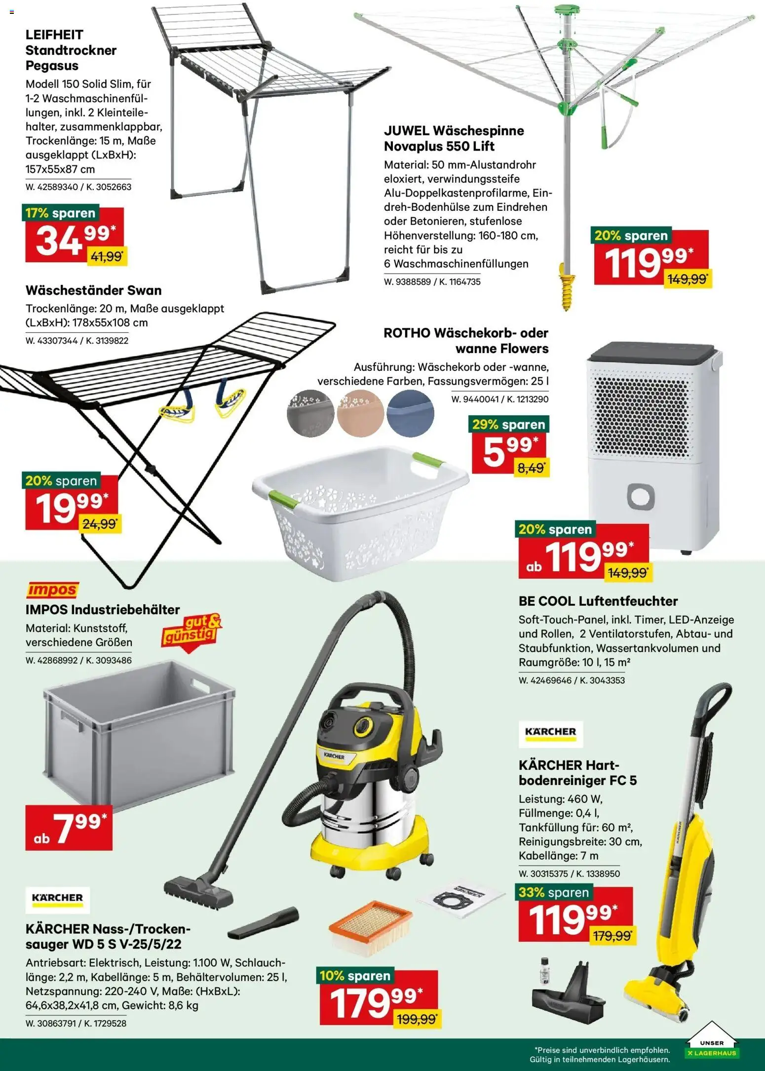 Lagerhaus Wochen Angebote gültig ab 30.03.2026 | Seite: 9 | Produkte: Gewicht