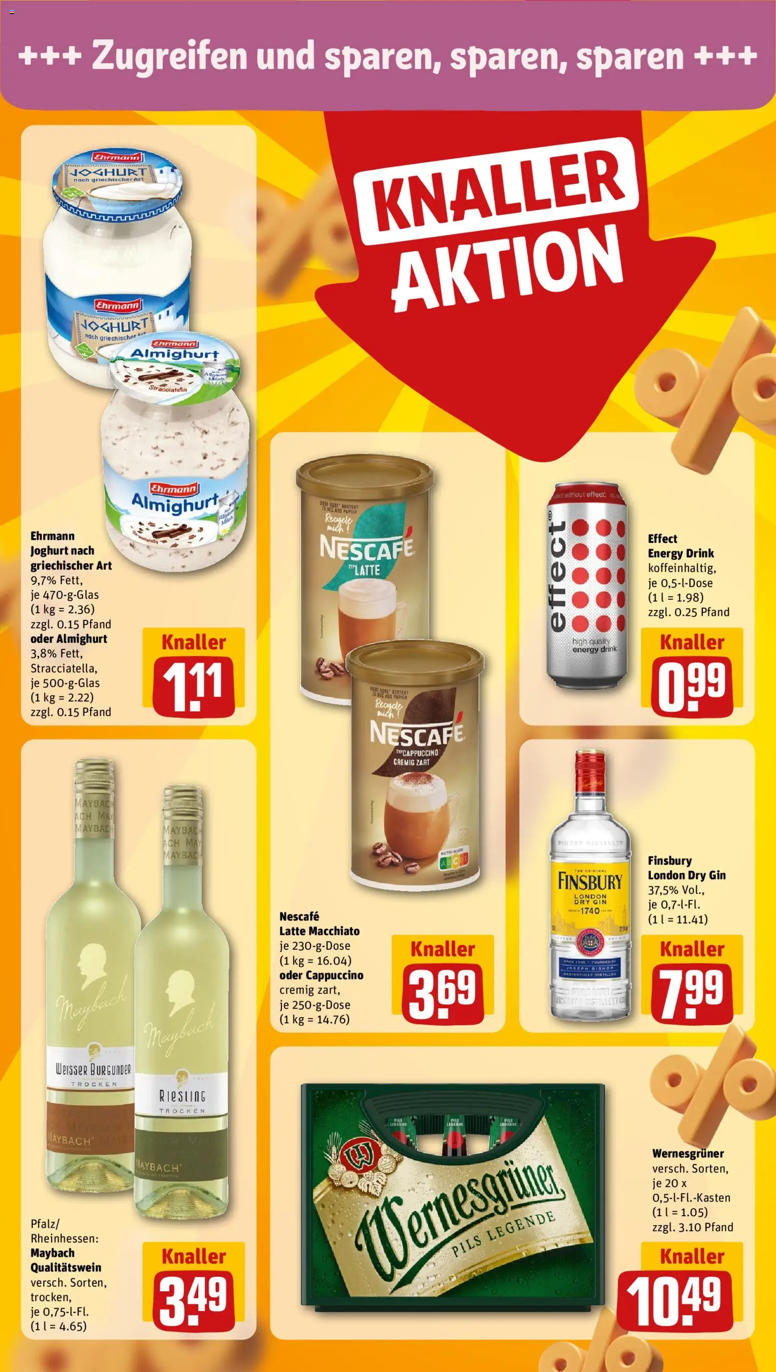 Rewe Prospekt 	 – gültig ab 02.02.2026 | Seite: 20 | Produkte: Energy, Joghurt, Wernesgruner, Gin