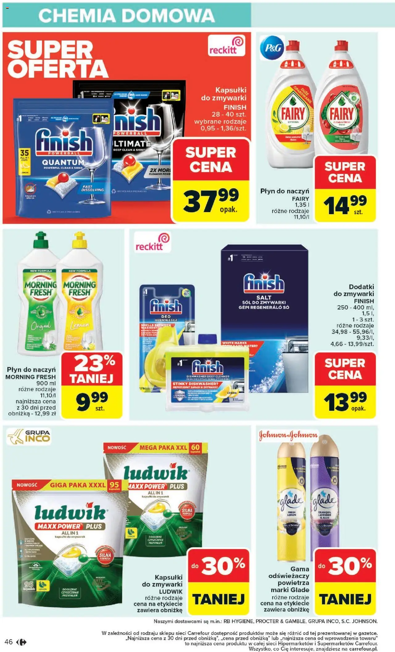 Carrefour Gazetka od 20.10.2025 | Strona: 48 | Produkty: Cytryna, Zapach, Finish, Sól