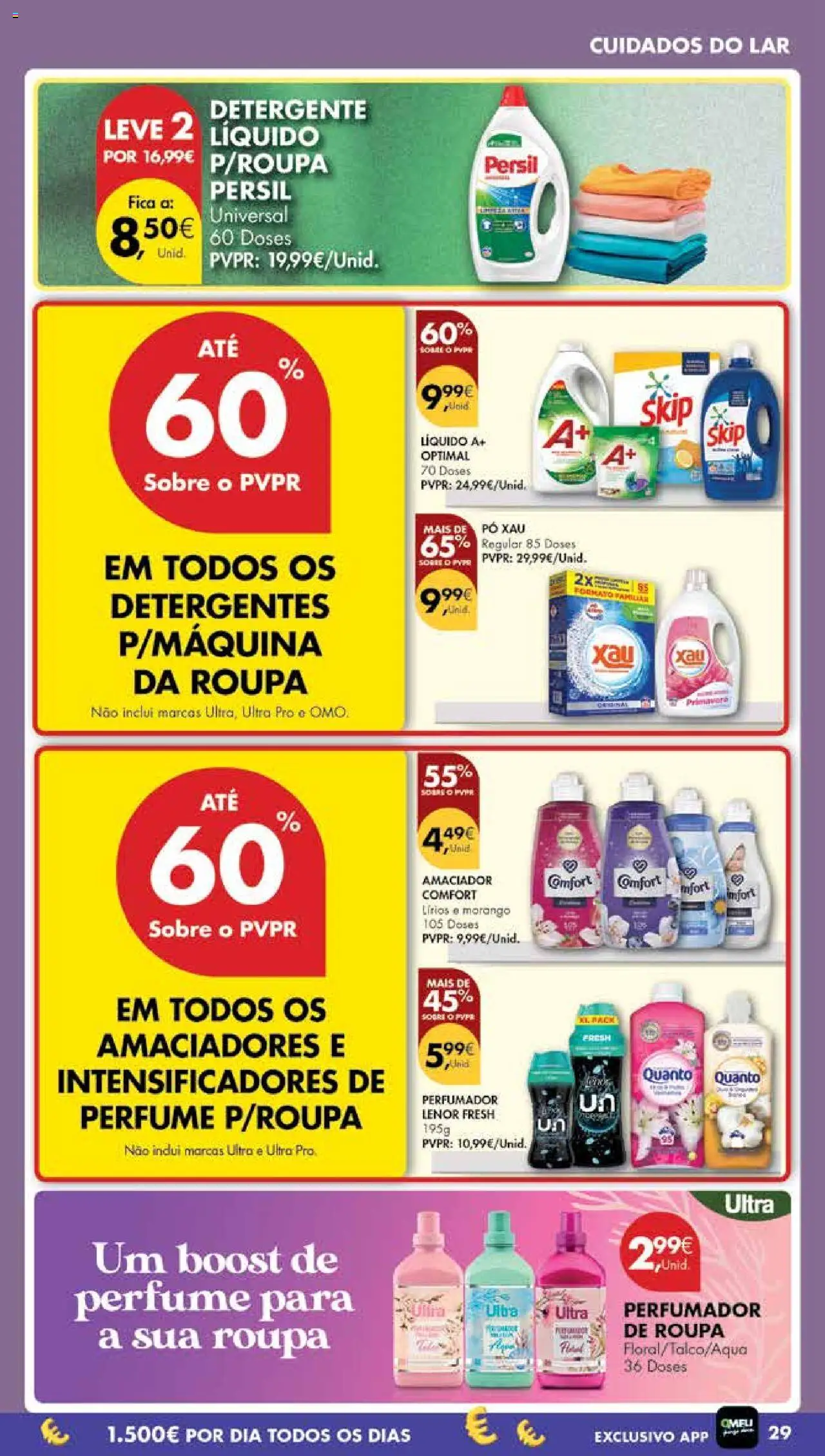 Pingo Doce Poupe Esta Semana Madeira │ válido de 07.10.2025 | Página: 29 | Produtos: Perfume, Pó, Detergente, Persil