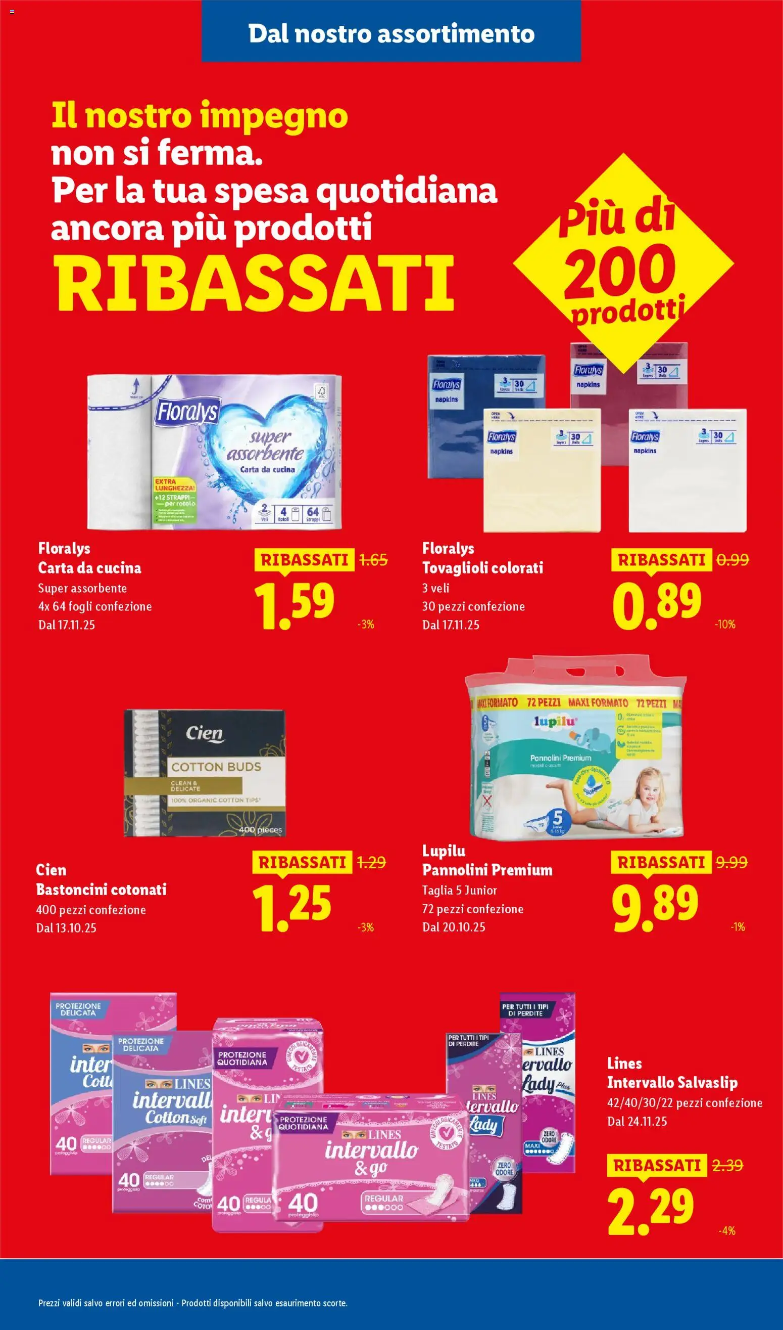 Volantino Lidl del 08.01.2026 | Pagina: 39 | Prodotti: Pannolini, Tè