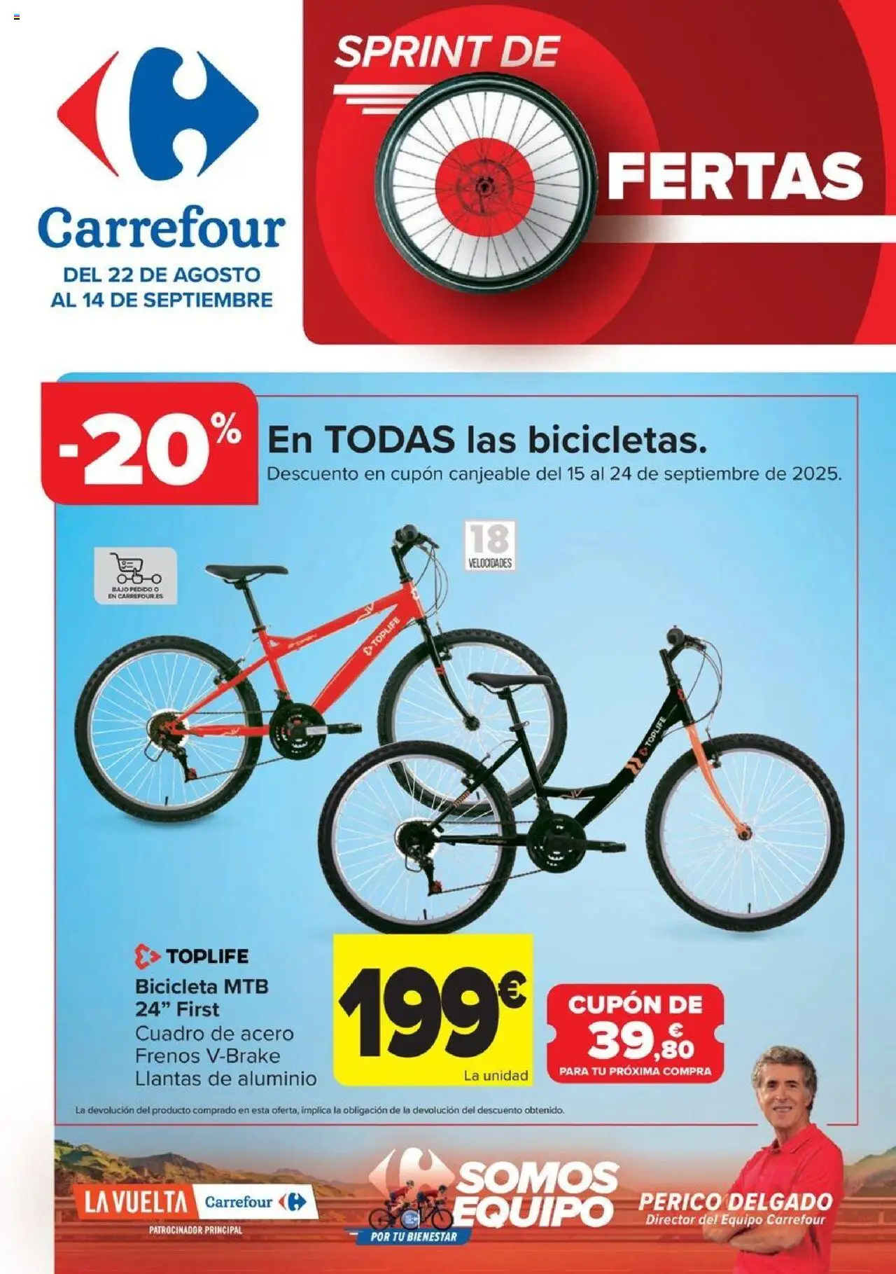 Carrefour -Vuelta Ciclista │ válido desde el 22.08.2025 | Página: 1 | Productos: Bicicleta