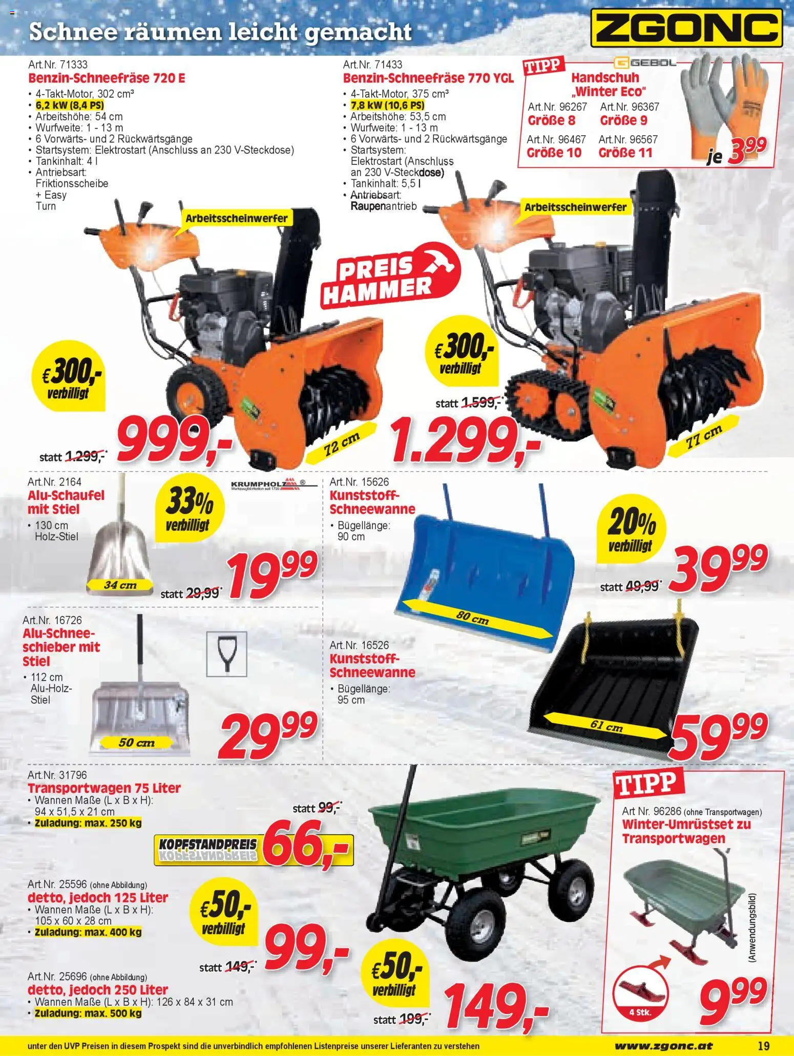Zgonc Flugblatt Jänner II 2026 gültig ab 15.01.2026 | Seite: 19