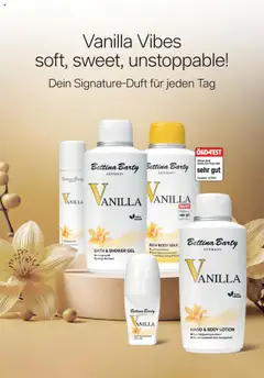Bettina Barty Vanilla Rich Body Milk, Zartschmelzend, feuchtigkeitsspendend, samtige und gepflegte Haut - gültig ab dem 01.08.2025 | Seite: 49