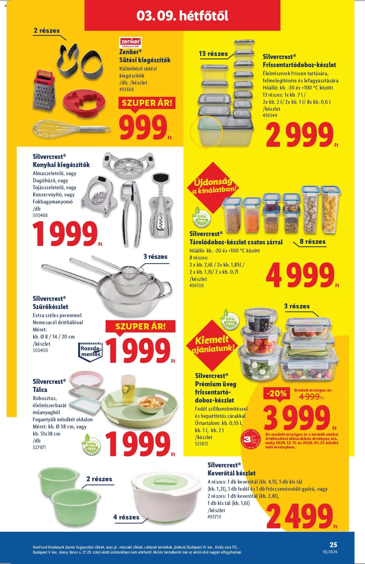 Lidl akciós ujság - amely érvényes a következő dátumtól: 05.03.2026 | Oldal: 25 | Termékek: Játékok