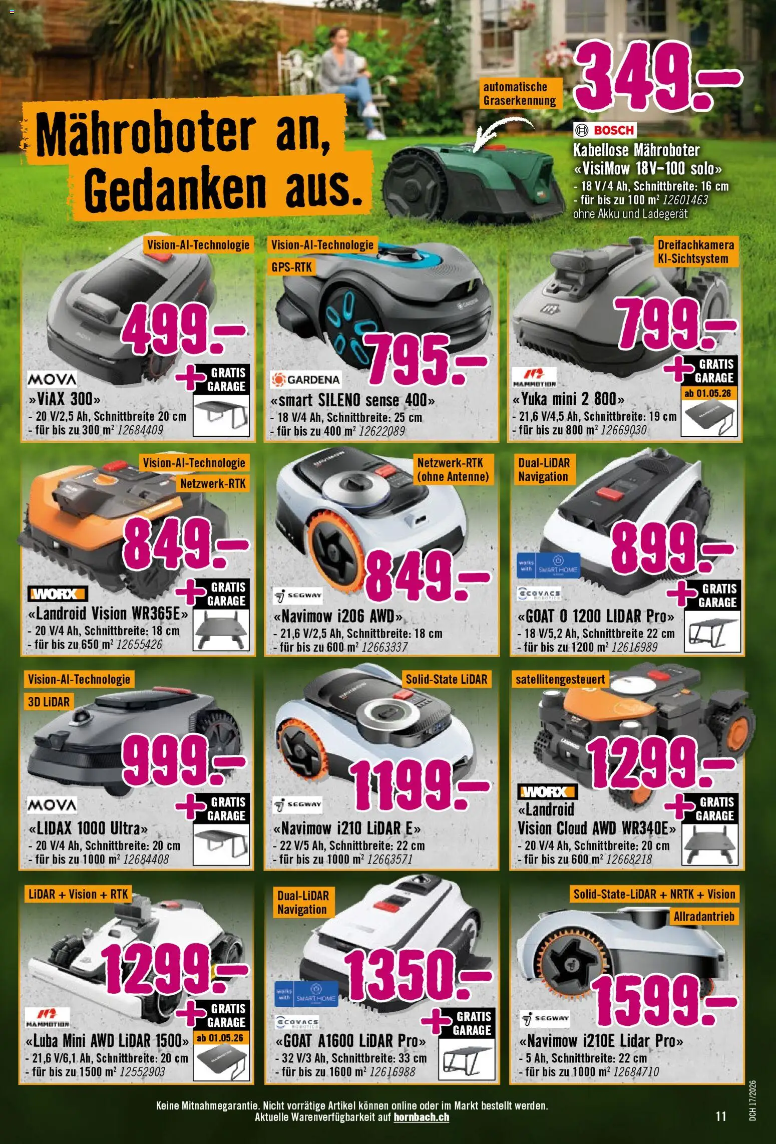 Hornbach aktionen – gültig ab 28.04.2026 | Seite: 11 | Produkte: Navigation, Antenne, Ladegerät, Bosch