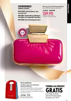 Pogląd oferty "Oriflame Katalog 17 2025" - ważna od 03.12.2025 | Strona: 43 | Produkty: Torebka, Naklejki, Perfumy, Zapach
