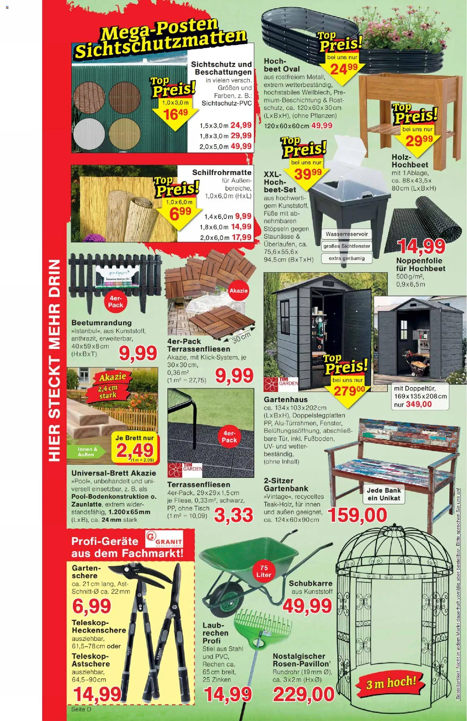 Wiglo Wunderland Prospekt – gültig ab 09.03.2026 | Seite: 8 | Produkte: Hochbeet, Tisch