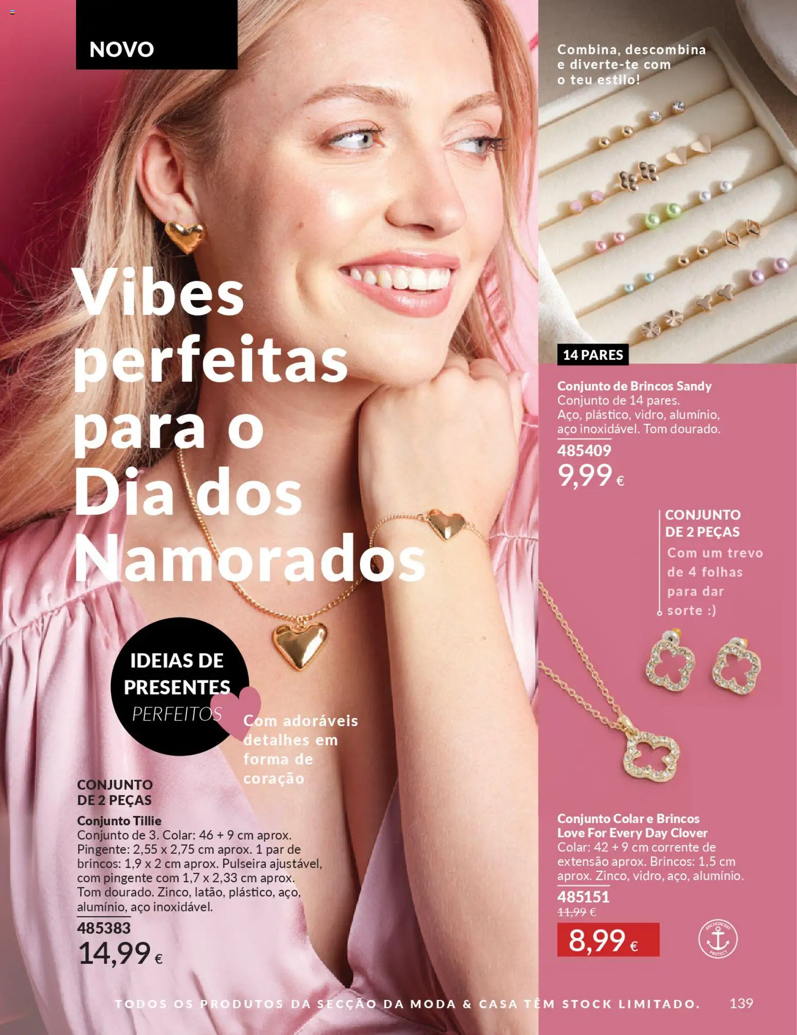Catálogo Avon Campanha 1 │ válido de 01.01.2026 | Página: 139 | Produtos: Pulseira, Brincos, Colar
