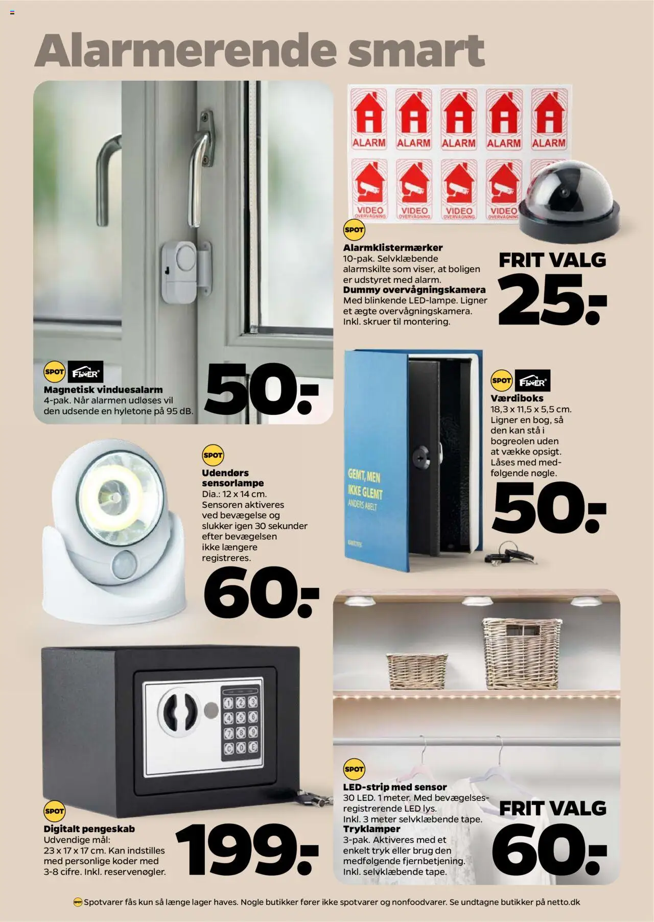 Netto tilbudsavis – gyldig fra 20.09.2025 | Side: 34 | Produkter: Overvågningskamera, Video, Søm
