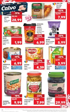 Ofertele Kaufland valabile de la 18.03.2026 | Pagină: 34 | Produse: Hacıyatmaz Kedi Oyuncağı, Ardei, Ceapă, Sos