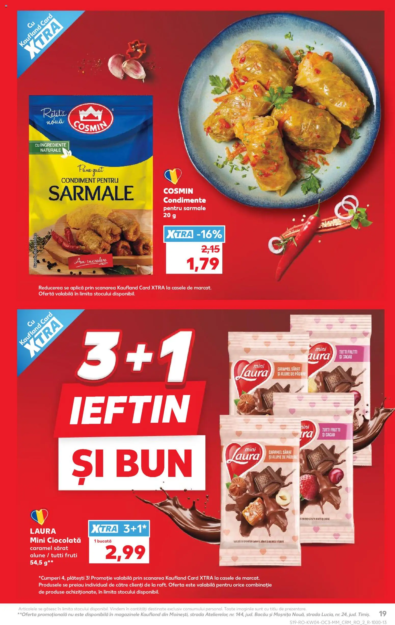 Noul catalog Kaufland – valabil de la 21.01.2026 | Pagină: 19 | Produse: Alune, Ciocolată, Cacao, Condimente