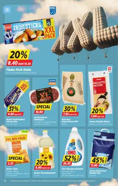 Denner Chips, Paprika, 390 g/ Nature, mit Meersalz, 400 g XXL Big Pack ab 19.02.2026 gültig | Seite: 8 | Produkte: Chips, Raclette