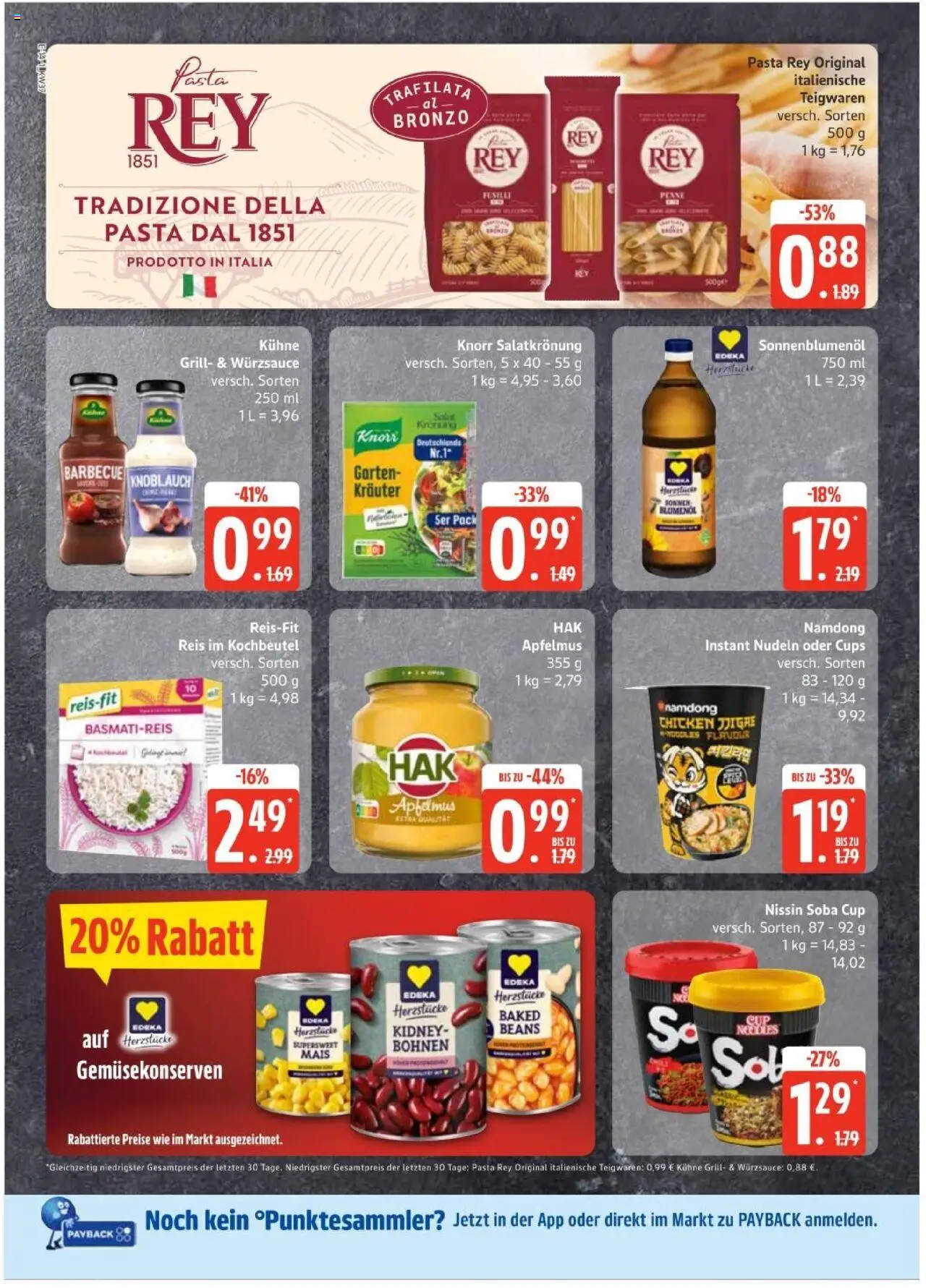  | Pagina: 14 | Producten: Pasta, Grill, Maïs