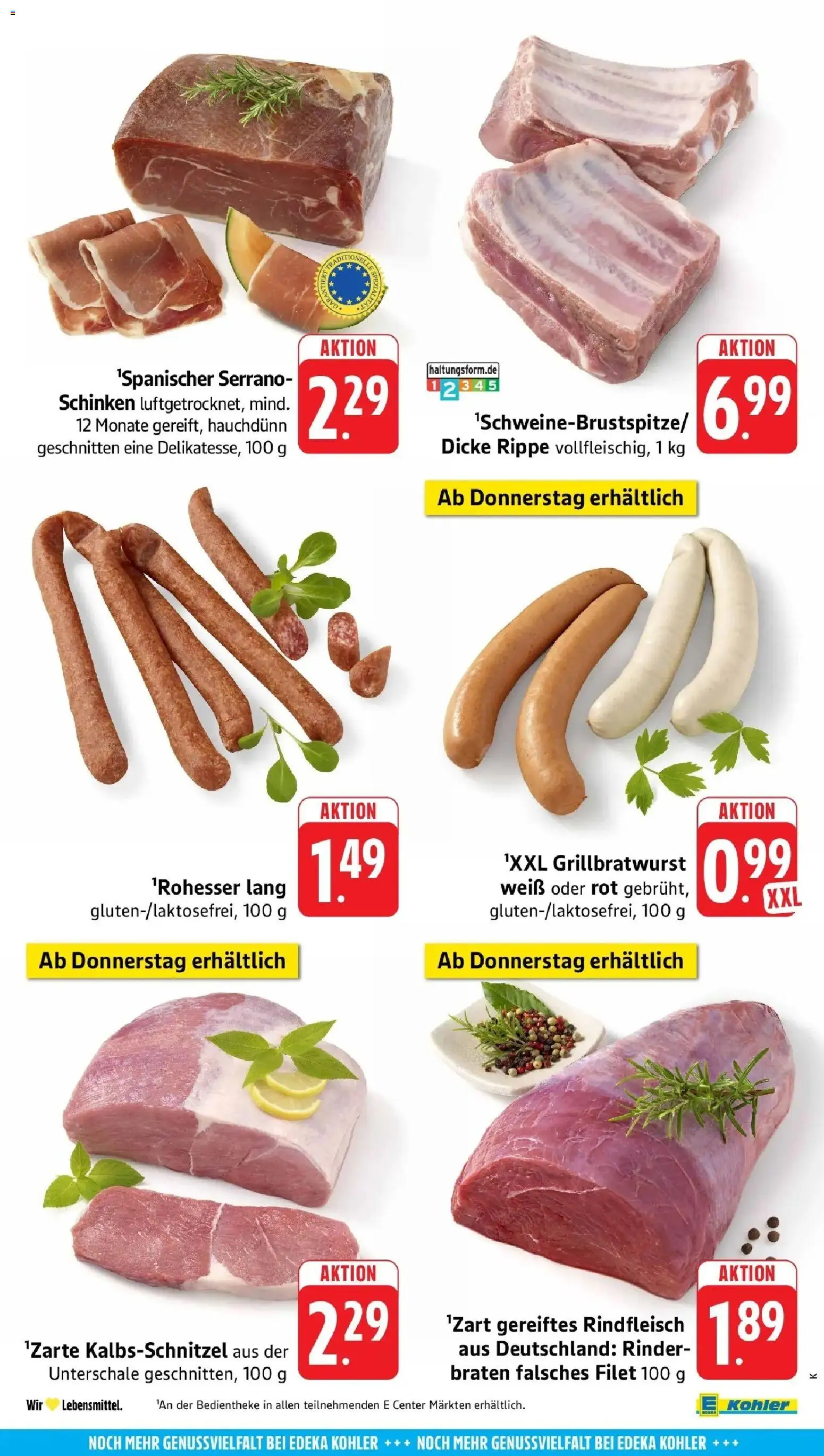 E center Prospekt Kehl	 – gültig ab 05.04.2026 | Seite: 46 | Produkte: Serrano schinken, Schinken, Rindfleisch