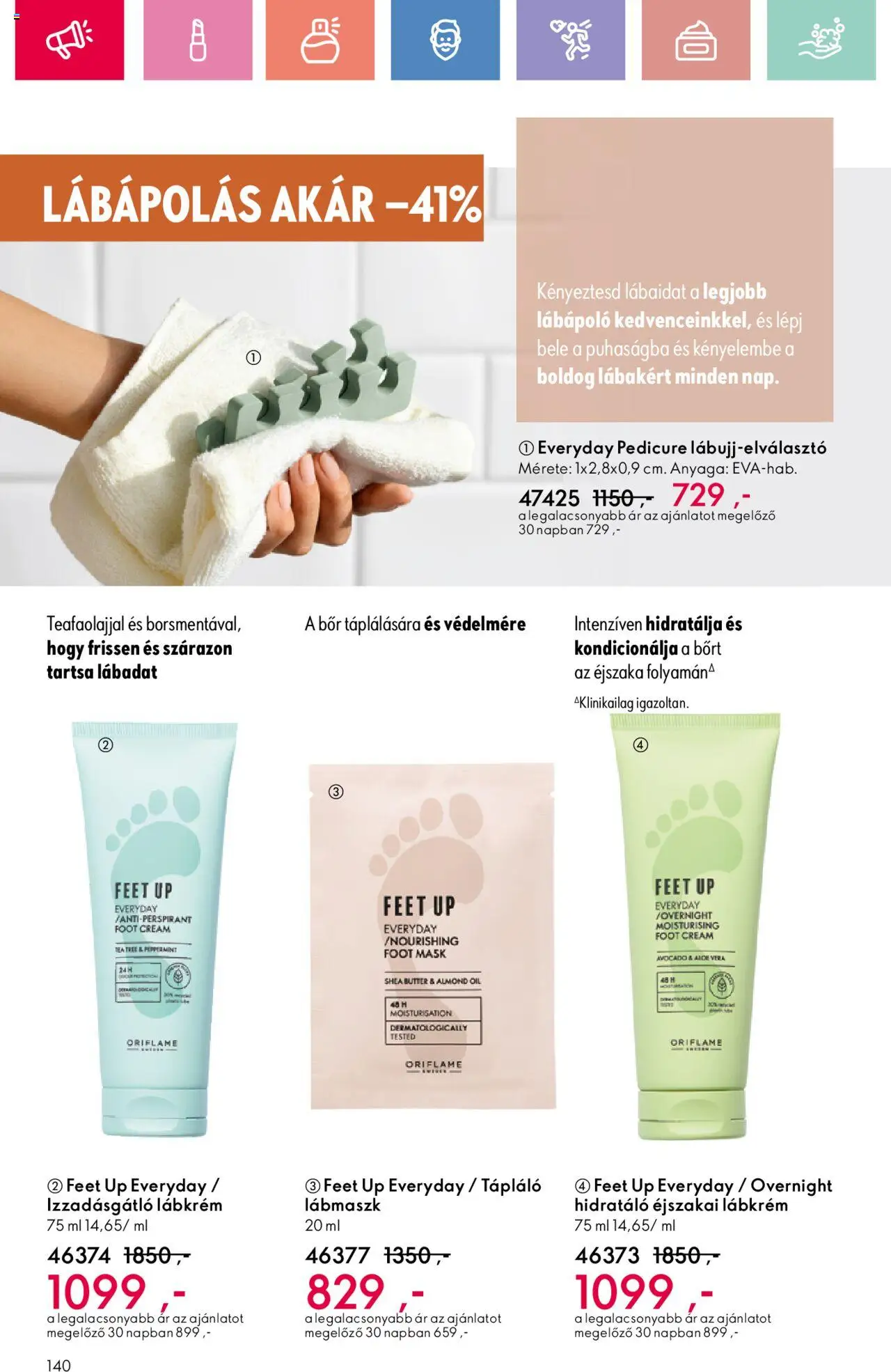 Oriflame akciós ujság - amely érvényes a következő dátumtól: 17.08.2025 | Oldal: 140 | Termékek: Aloe vera, Bor, Tea, Izzadásgátló