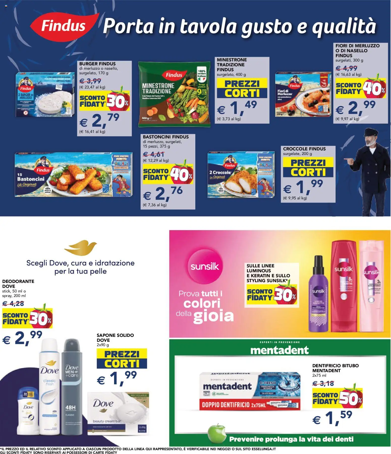 Volantino Esselunga S del 12.02.2026 | Pagina: 25 | Prodotti: Sapone, Dentifricio, Merluzzo, Nasello