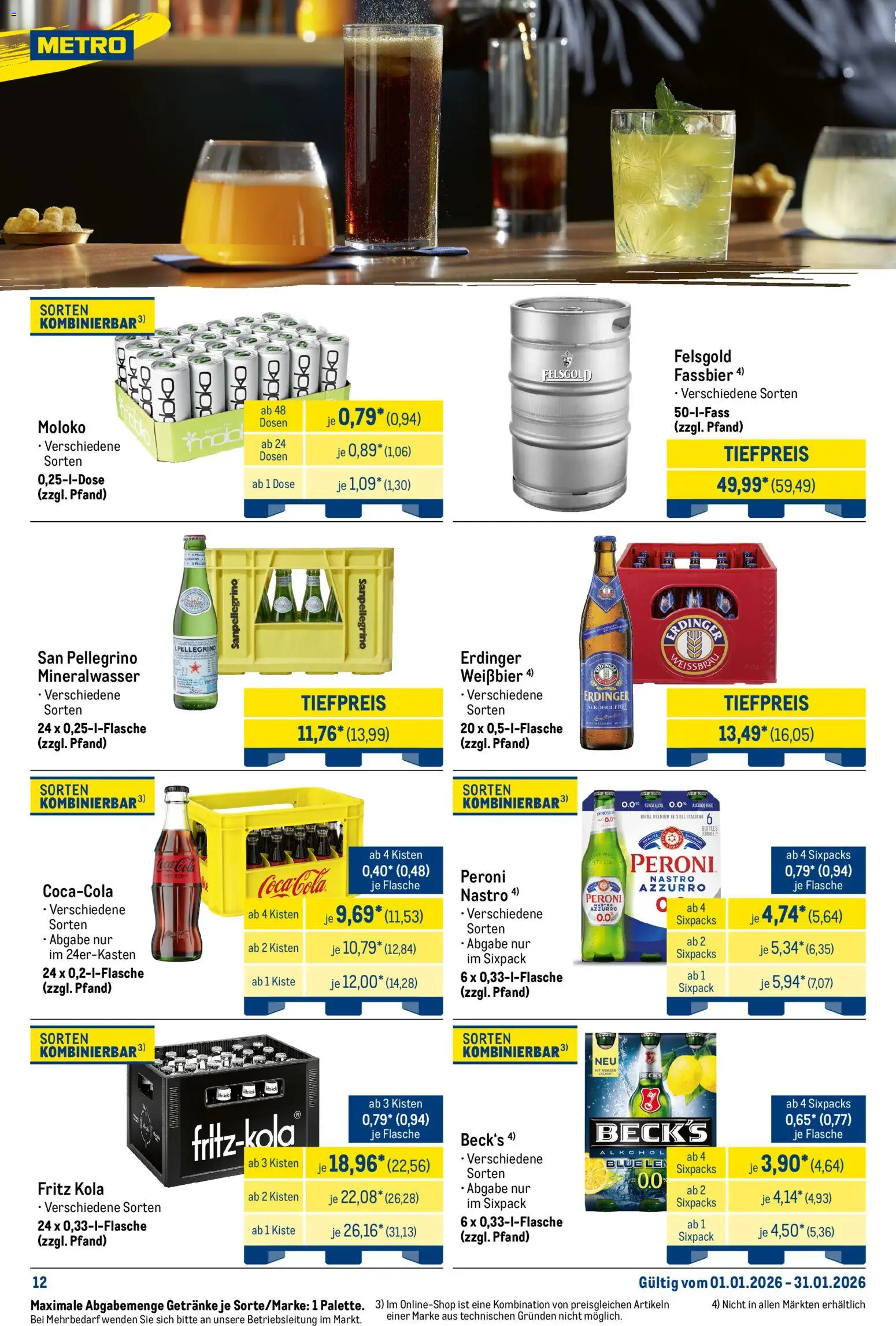 Metro  Monats-Menü – gültig ab 01.01.2026 | Seite: 12