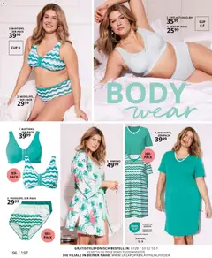 Ulla Popken akciós újság - amely érvényes a következő dátumtól: 01.04.2026 | Oldal: 196 | Termékek: Body