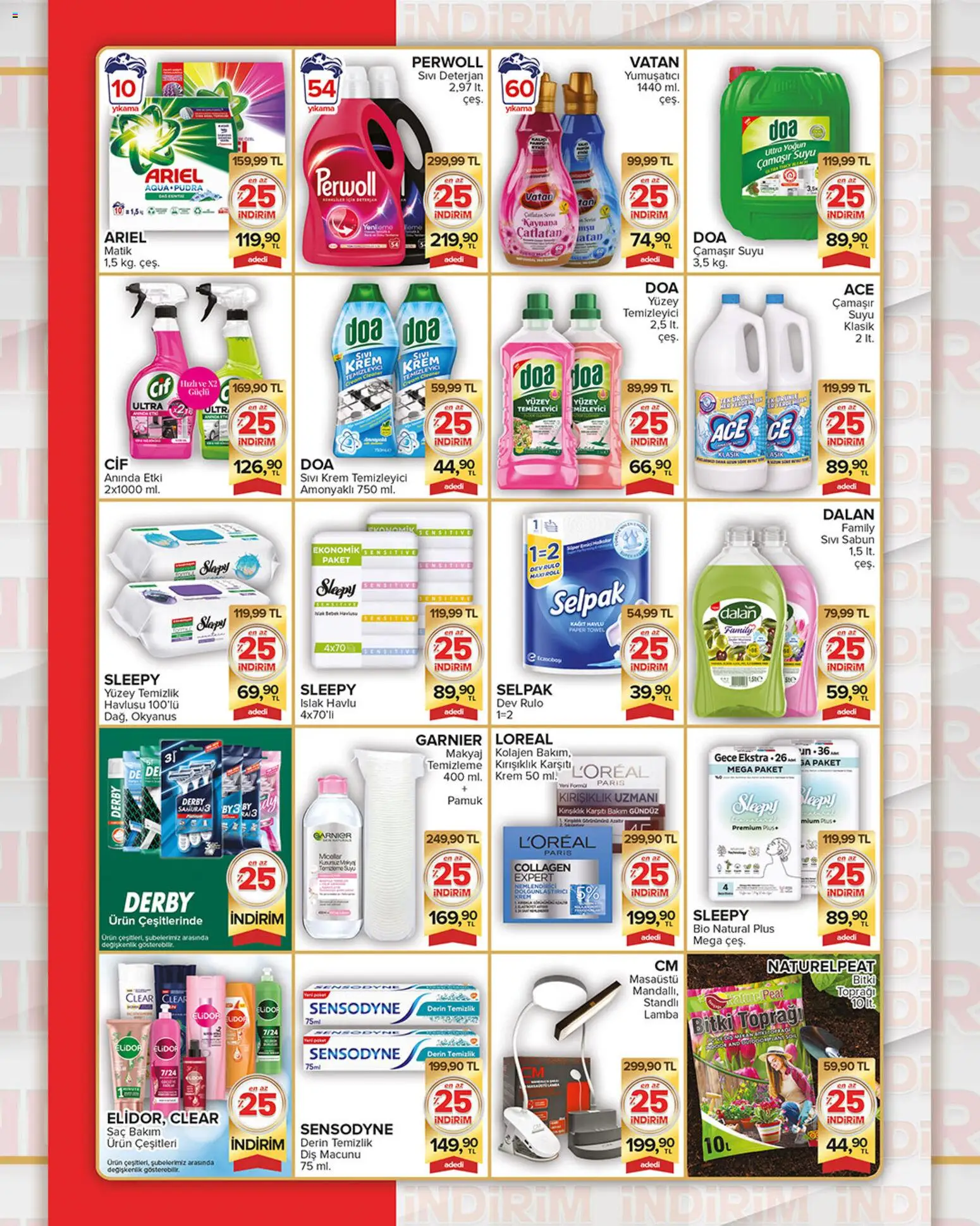 Seyhanlar Market Katalog - 25.04.2026 tarihinden itibaren geçerlidir | Sayfa: 7 | Ürünler: Sabun, Diş macunu, Deterjan, Kağıt havlu