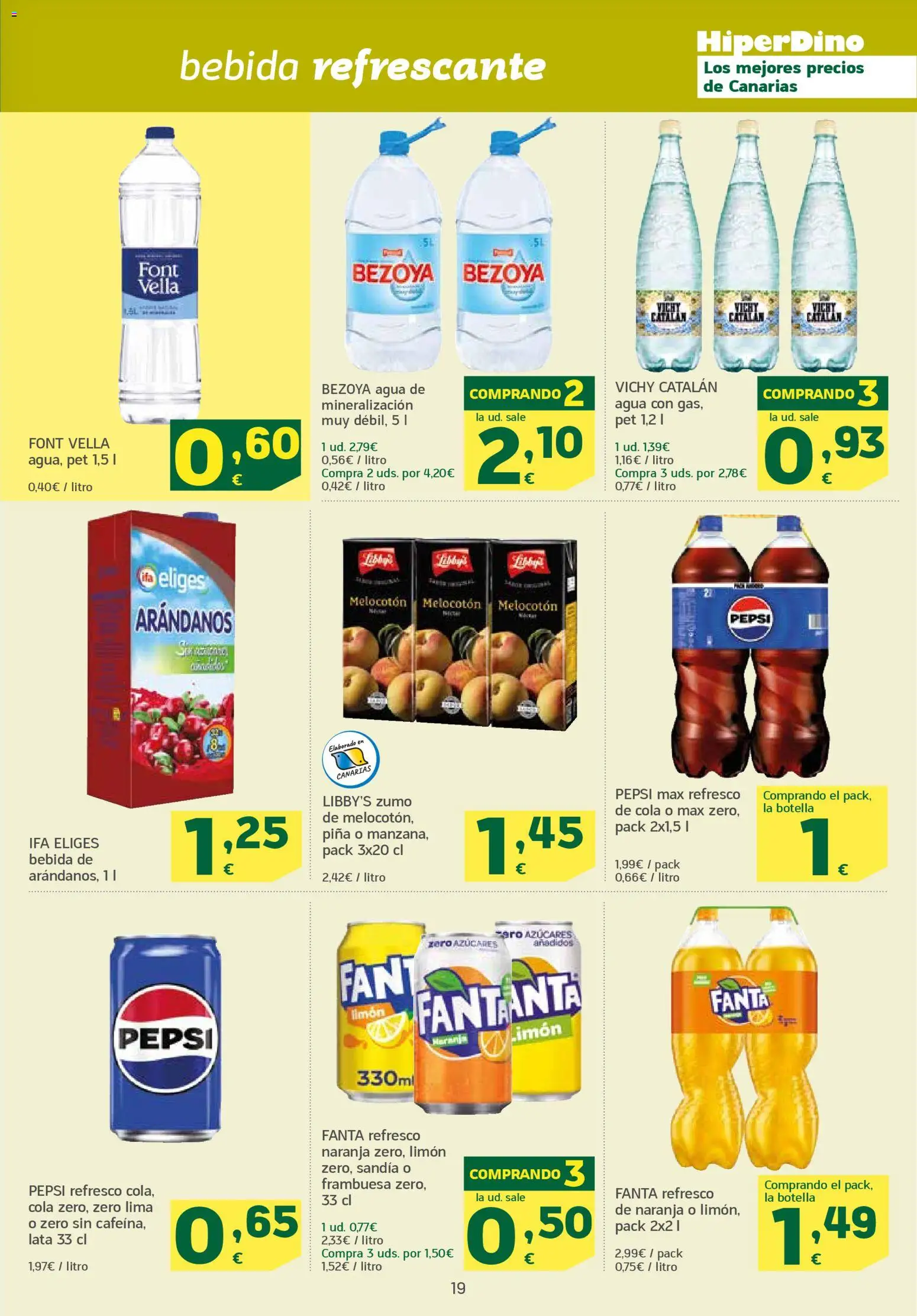 HiperDino folleto │ válido desde el 07.01.2026 | Página: 19 | Productos: Lima, Piña, Ροζ πιπέρι, Sandía