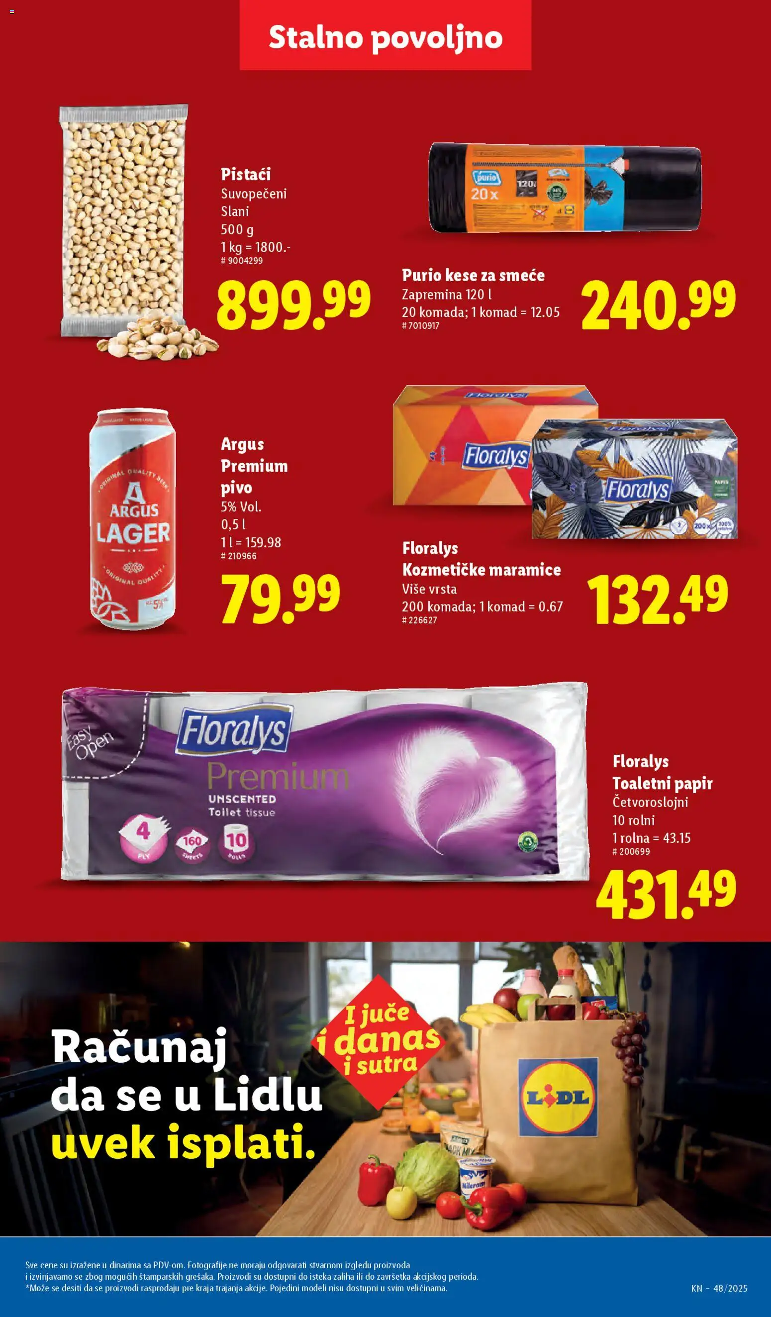 Lidl katalog - važi od 27.11.2025 | Strana: 39 | Proizvode: Pistaći, Pivo