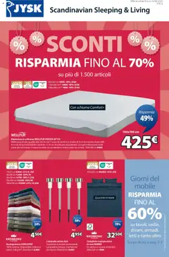 Anteprima del volantino JYSK Sconti catalogo valido a partire dal 24.07.2025