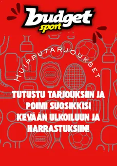 Budget Sport-mainoslehti voimassa 10.04.2026 alkaen