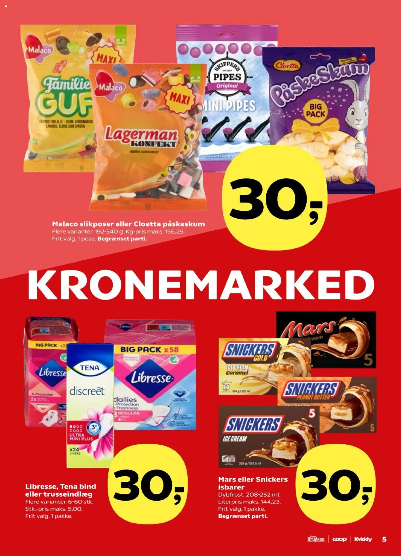 Super Brugsen tilbudsavis – gyldig fra 13.03.2026 | Side: 5 | Produkter: Vingummi, Søm