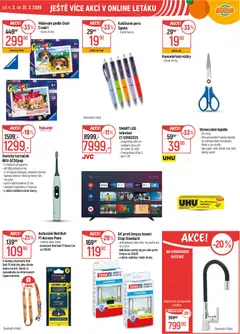 Náhled letáku Globus leták od 04.03.2026 | Strana: 38 | Produkty: Televizor, USB, Barvy, Sonický kartáček