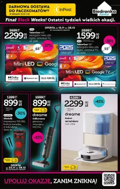 Pogląd oferty "Telewizor 65'' M65QN9V MINI LED QLED, GOOGLE TV, 4K UHD, 65'' TV M65QN9V MINI LED QLED, GOOGLE TV, 4K UHD" - ważna od 24.11.2025 | Strona: 57