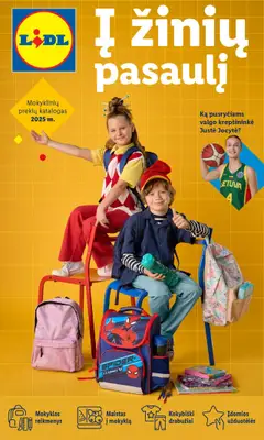 LIDL leidinių peržiūra, galiojančių nuo 21.07.2025