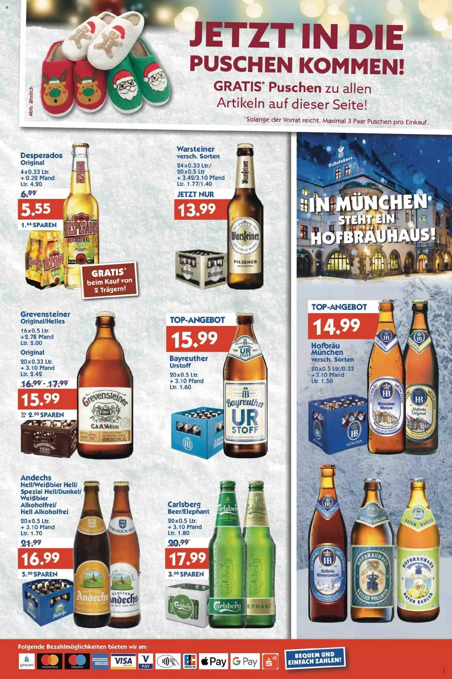 HOL’AB! Prospekt – gültig ab 24.11.2025 | Seite: 3 | Produkte: Carlsberg, Weißbier, Warsteiner, Desperados