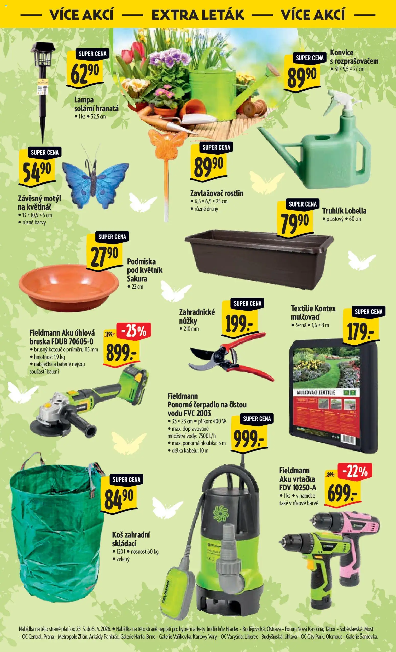Albert leták - Hypermarket od 25.03.2026 | Strana: 45 | Produkty: Mošt, Bruska, Aku vrtačka, Lampa