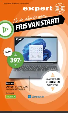 Expert - Folder - Voorbeeld van een folder van Expert, geldig van 11.08.2025