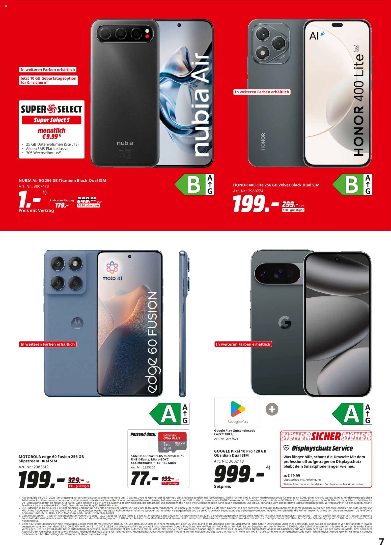 Media Markt Prospekt 	 – gültig ab 22.12.2025 | Seite: 7 | Produkte: Smartphone, Uhr
