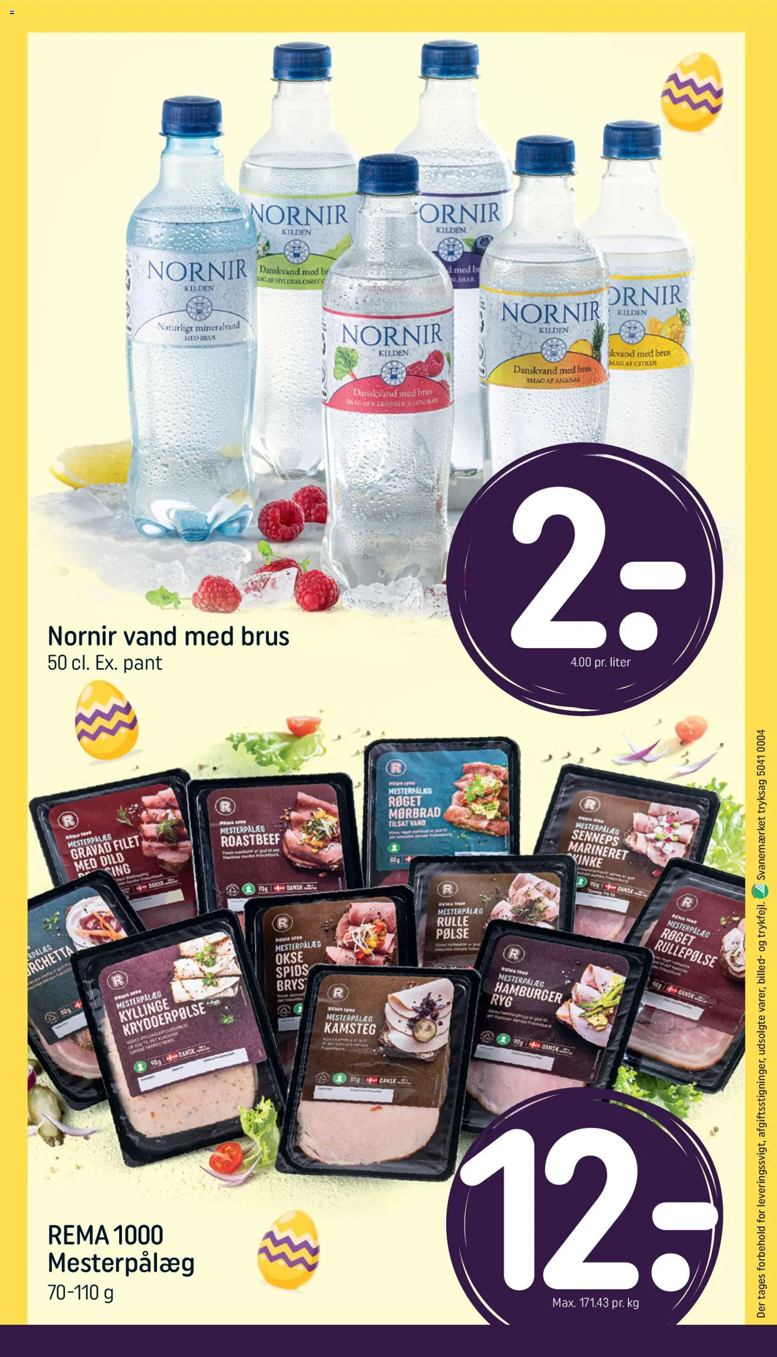 Rema 1000 tilbudsavis – gyldig fra 22.03.2026 | Side: 28 | Produkter: Dild, Rullepølse, Roastbeef, Danskvand