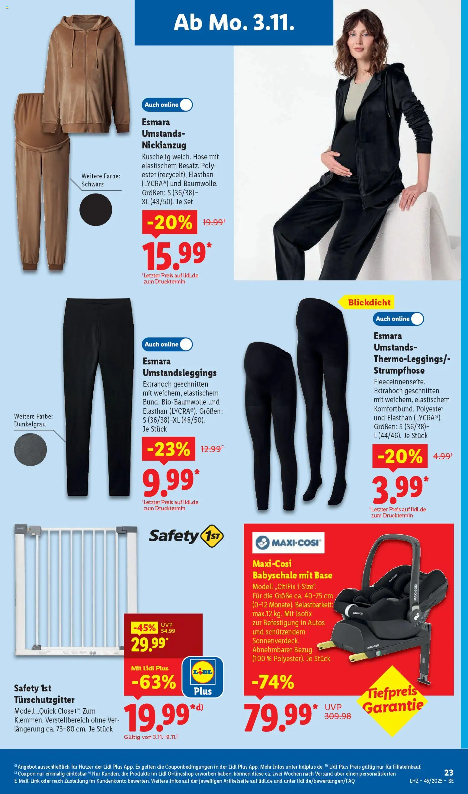 Lidl Prospekt Zossen – gültig ab 03.11.2025 | Seite: 45 | Produkte: Hose, Strumpfhose