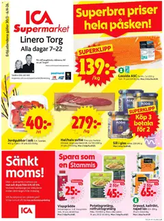 ICA Supermarket - Lund - Förhandsvisning av reklamblad från butik ICA Supermarket aktuell från 30.03.2026
