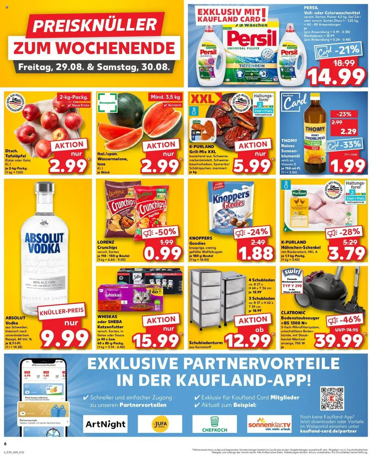 Kaufland prospekt Hückelhoven	 - gültig ab dem 31.08.2025 | Seite: 17 | Produkte: Hahnchenschenkel, Sonnenblumenol, Paprika, Chips